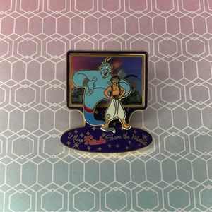 Aladdin and Genie Where Friends Share the Magic Disney Pin